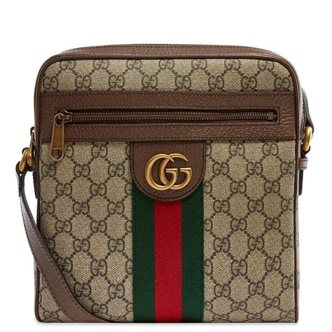 gucci long stitched messenger bag|gucci cross body bag men.